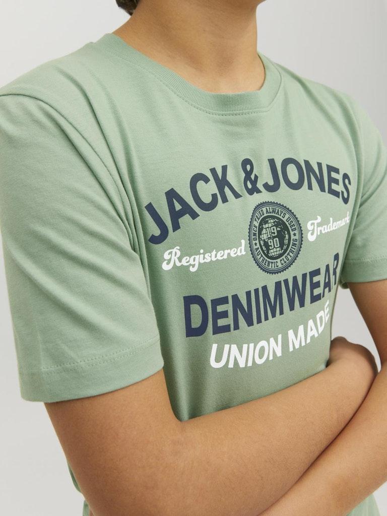 Jack & Jones Jungen T-Shirt JJELOGO TEE SS O-NECK 2COL AW22 NOOS JNR