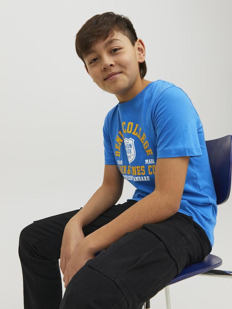 Jack & Jones Jungen T-Shirt JJELOGO TEE SS O-NECK 2COL AW22 NOOS JNR