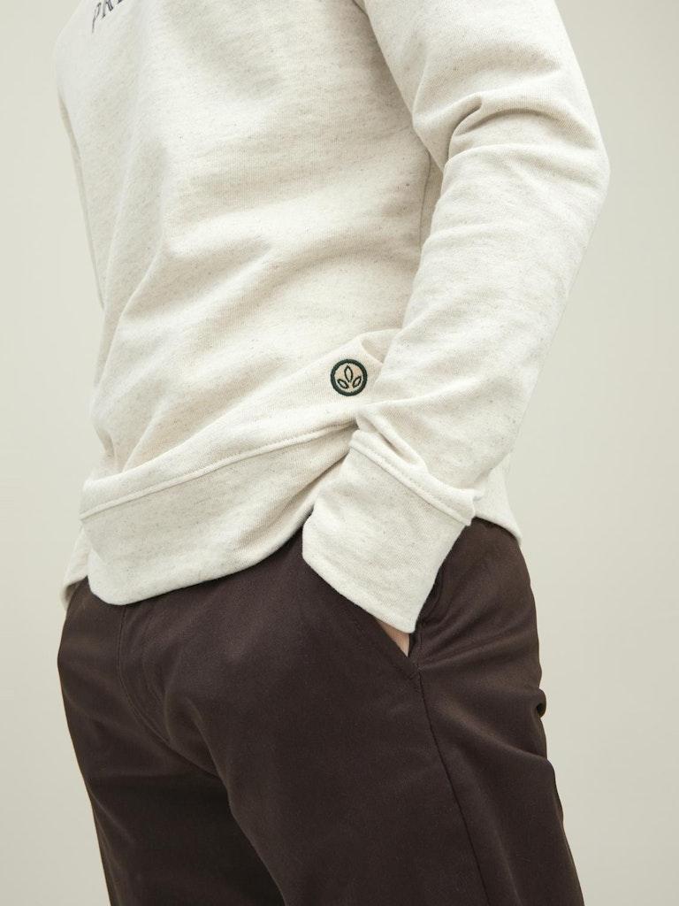 Jack & Jones Herren Pullover JJ X AGRALOOP SWEAT CREW NECK