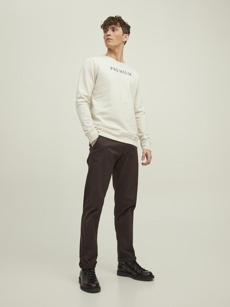 Jack & Jones Herren Pullover JJ X AGRALOOP SWEAT CREW NECK