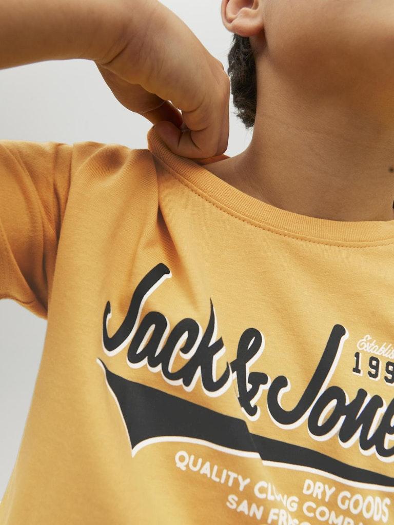 Jack & Jones Jungen T-Shirt JJELOGO TEE SS O-NECK 2COL AW22 NOOS JNR