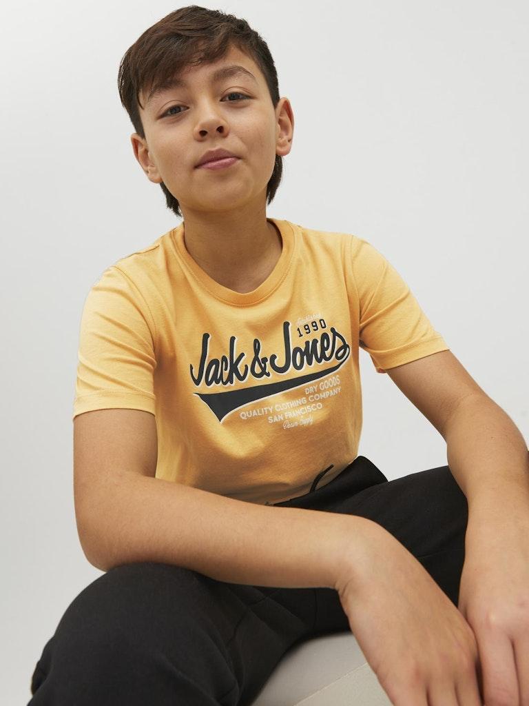 Jack & Jones Jungen T-Shirt JJELOGO TEE SS O-NECK 2COL AW22 NOOS JNR