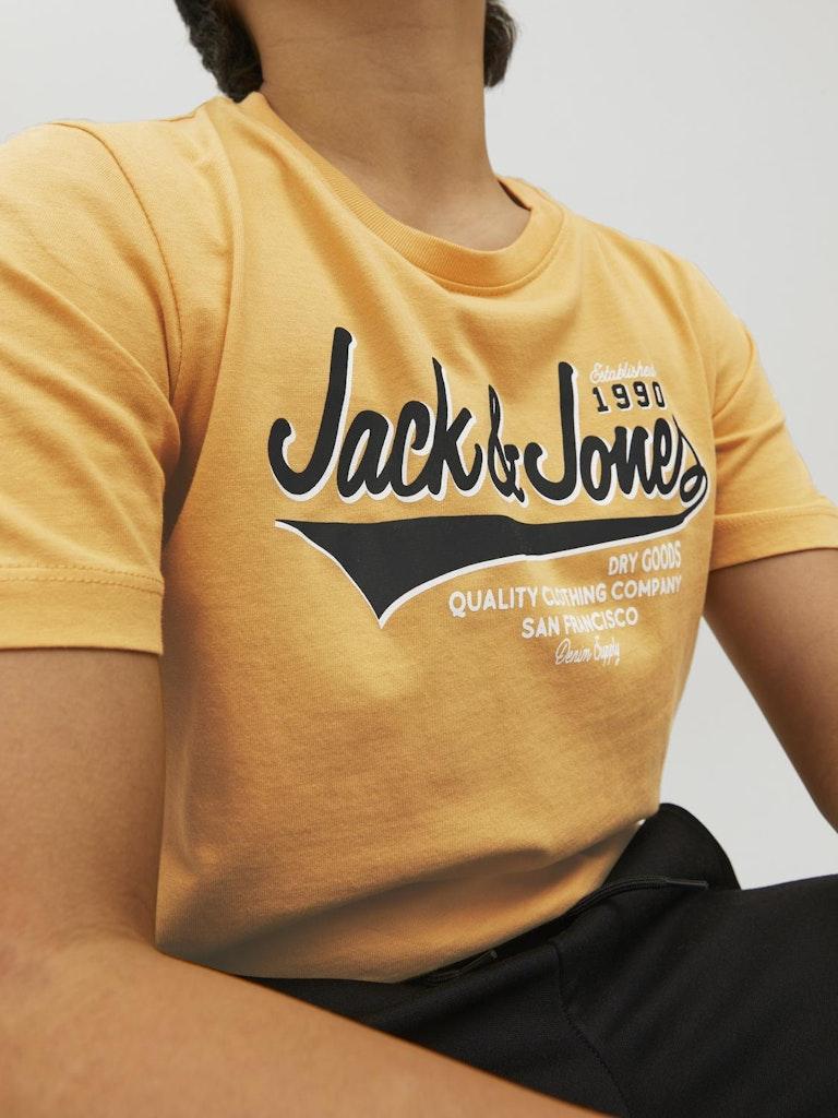 Jack & Jones Jungen T-Shirt JJELOGO TEE SS O-NECK 2COL AW22 NOOS JNR