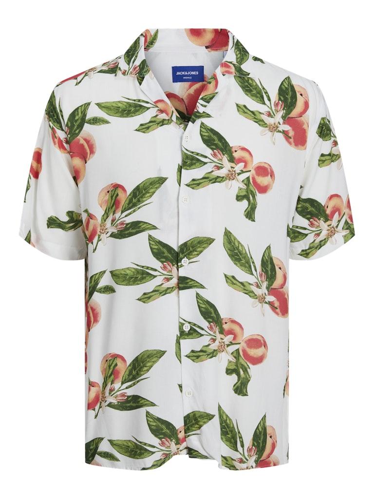 Jack & Jones Herren Hemd JORLUKE FLORES RESORT SHIRT SS SN