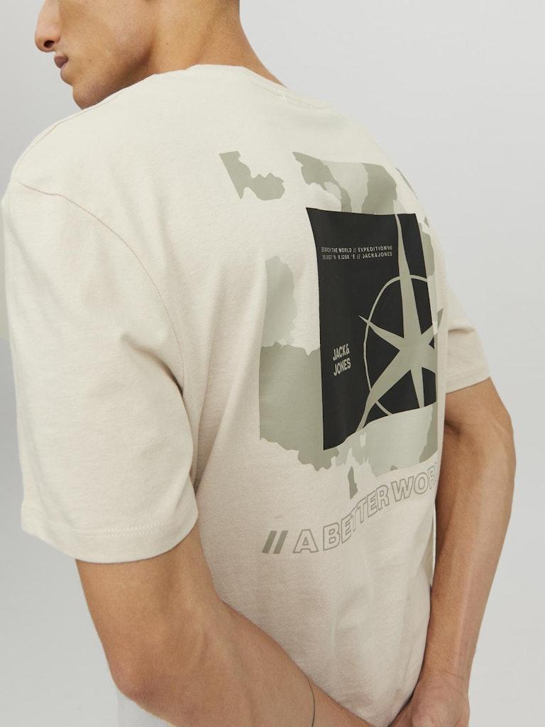 Jack & Jones Herren T-Shirt JCOFILO TEE SS CREW NECK SN