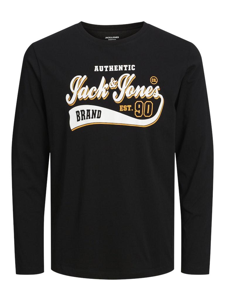 Jack & Jones Jungen T-Shirt JJELOGO TEE LS NECK 2 COL 23/24 NOOS JNR