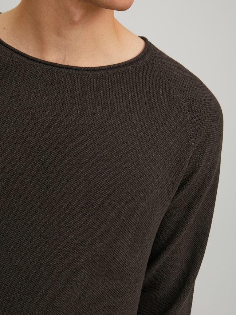 Jack & Jones Herren Pullover JJEHILL KNIT CREW NECK NOOS