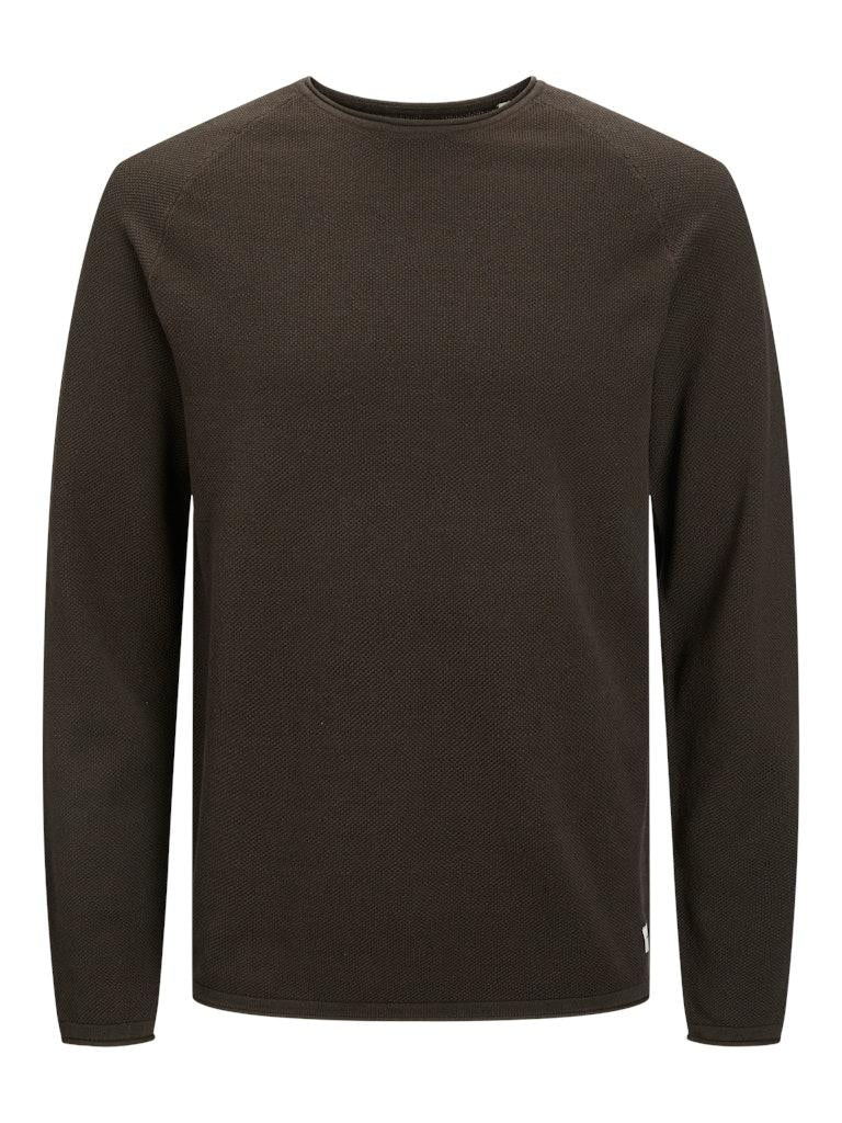 Jack & Jones Herren Pullover JJEHILL KNIT CREW NECK NOOS