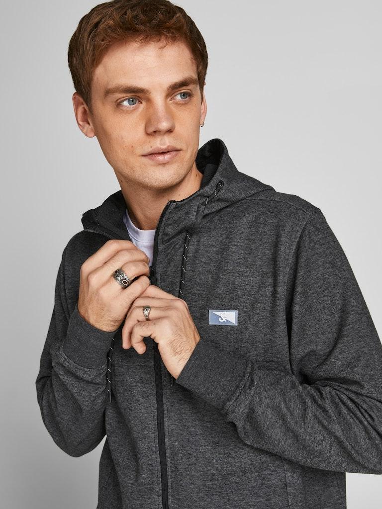 Jack & Jones Herren Pullover JCOAIR SWEAT ZIP HOOD NOOS.