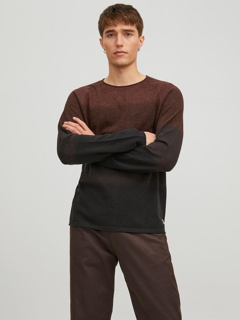 Jack & Jones Herren Pullover JJEHILL KNIT CREW NECK NOOS