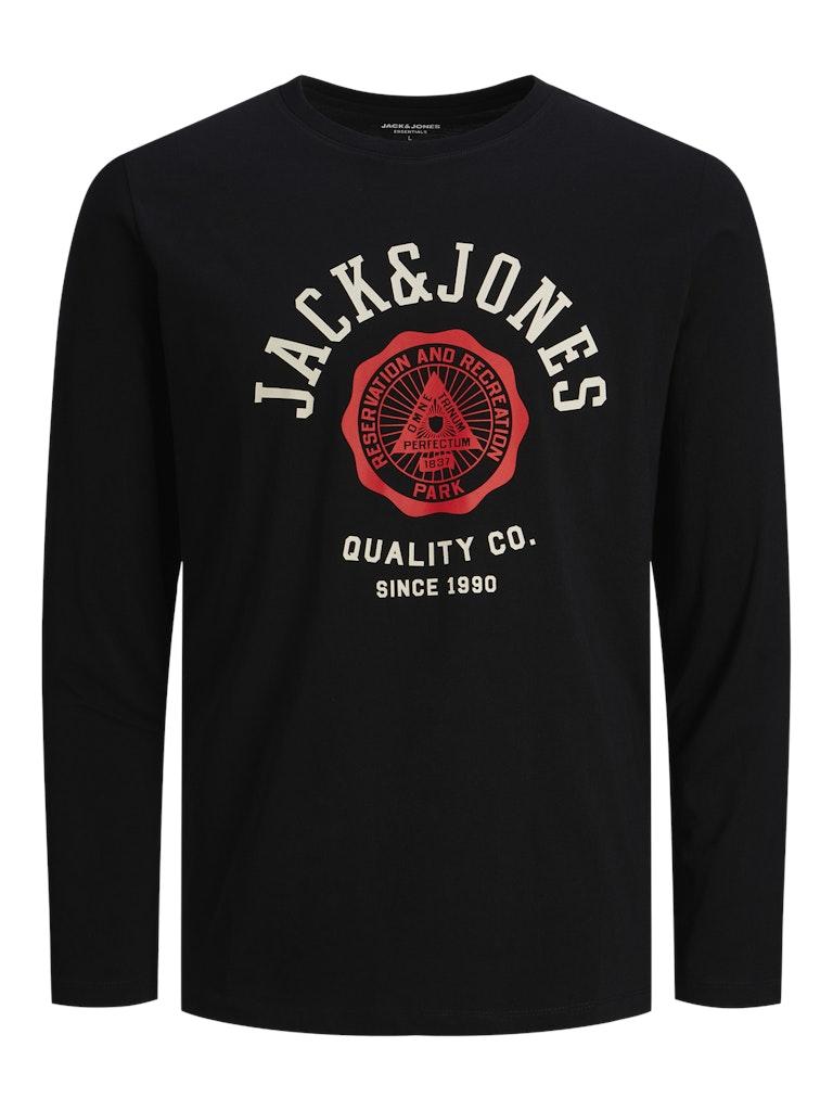 Jack & Jones Jungen T-Shirt JJELOGO TEE LS O-NECK 2COL AW22 NOOS JNR