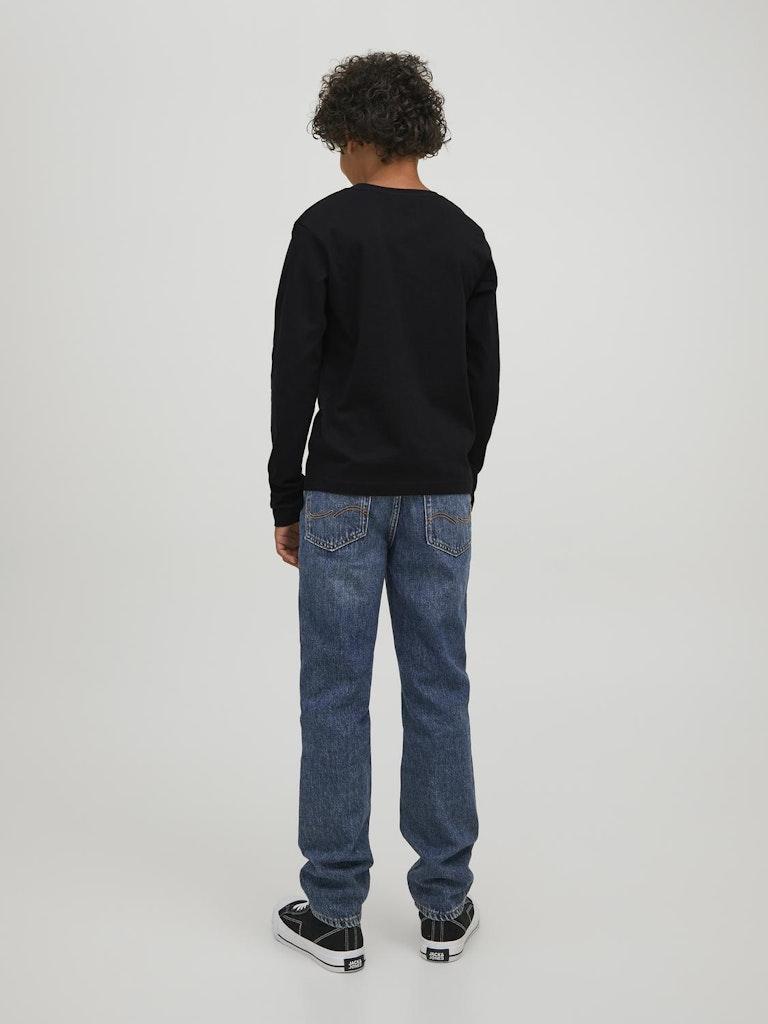 Jack & Jones Jungen T-Shirt JJELOGO TEE LS O-NECK 2COL AW22 NOOS JNR