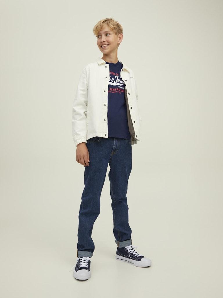 Jack & Jones Jungen T-Shirt JJELOGO TEE SS O-NECK 2COL AW22 NOOS JNR