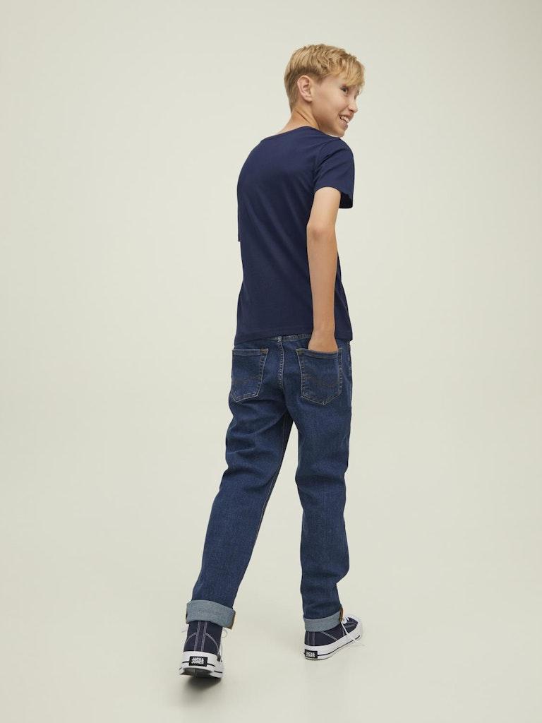 Jack & Jones Jungen T-Shirt JJELOGO TEE SS O-NECK 2COL AW22 NOOS JNR