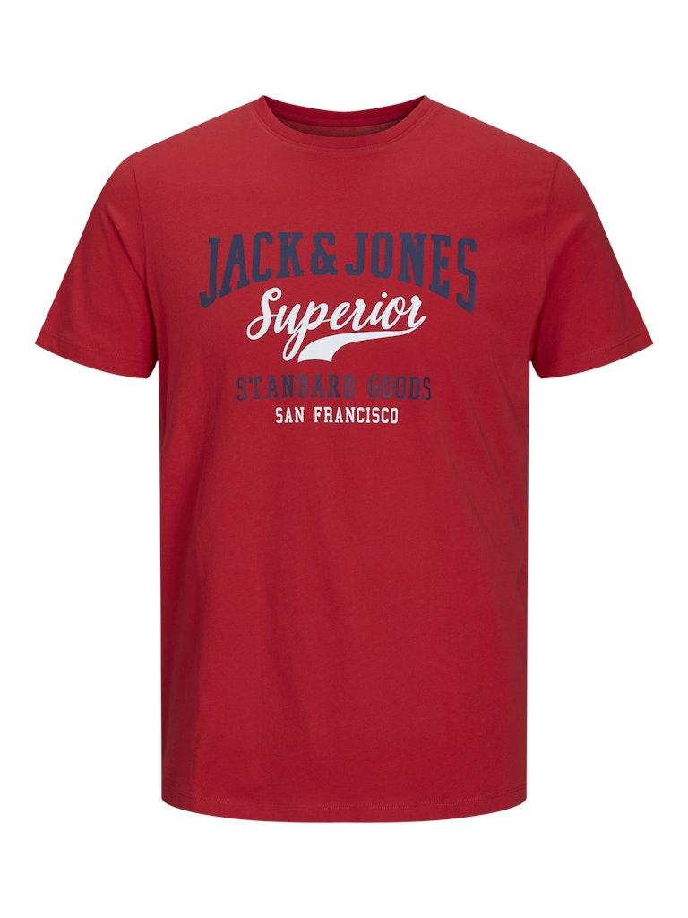 Jack & Jones Jungen T-Shirt JJELOGO TEE SS O-NECK 2COL AW22 NOOS JNR