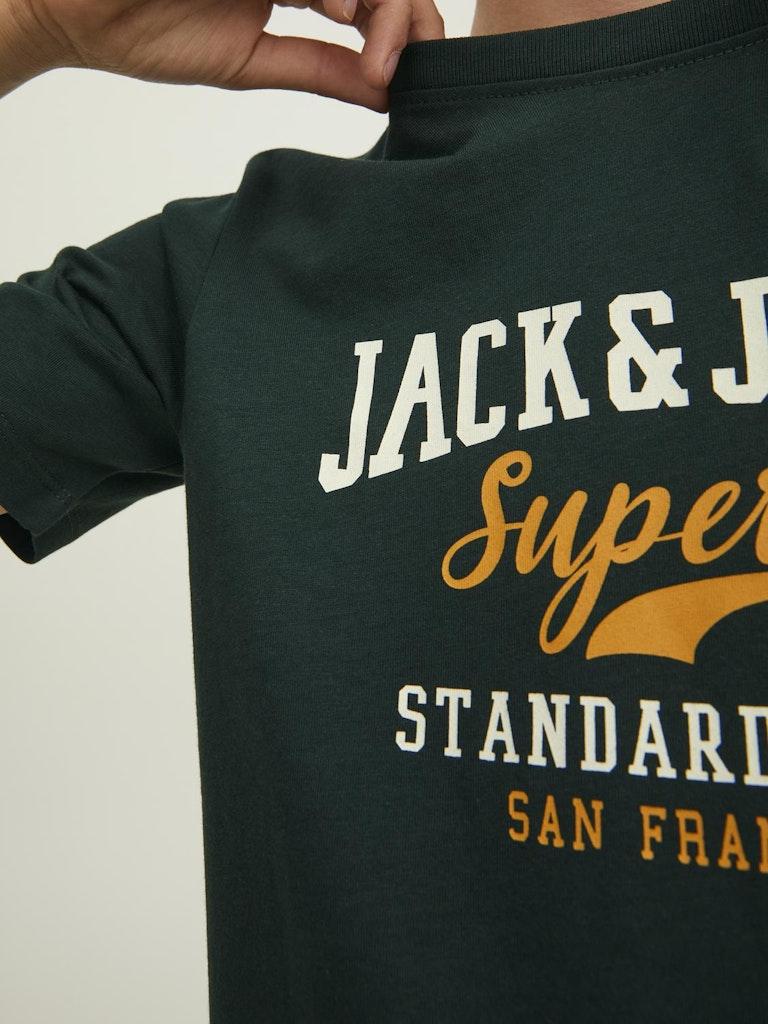 Jack & Jones Jungen T-Shirt JJELOGO TEE SS O-NECK 2COL AW22 NOOS JNR