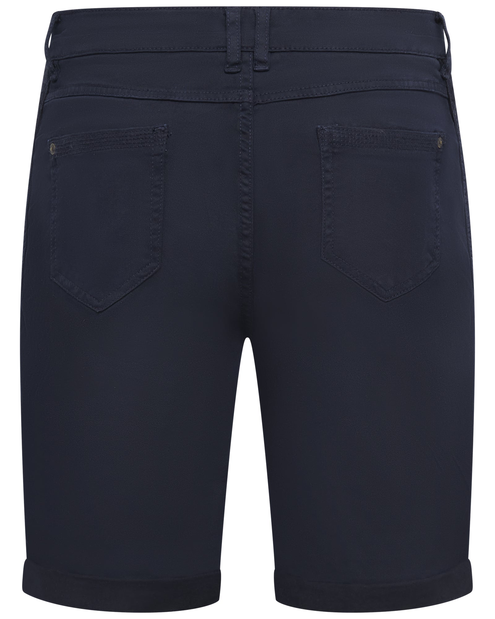 soliver damen hose bermuda navy