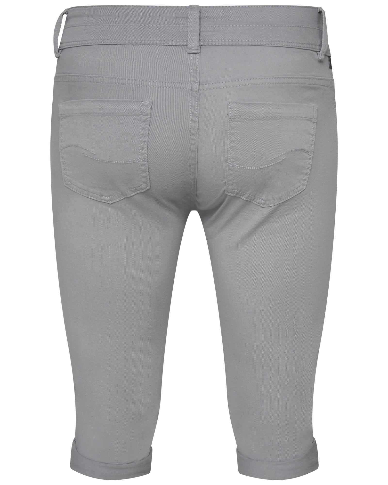 Q/S by s.Oliver Damen Capri Cargo Slim Fit Light Grey 32-36