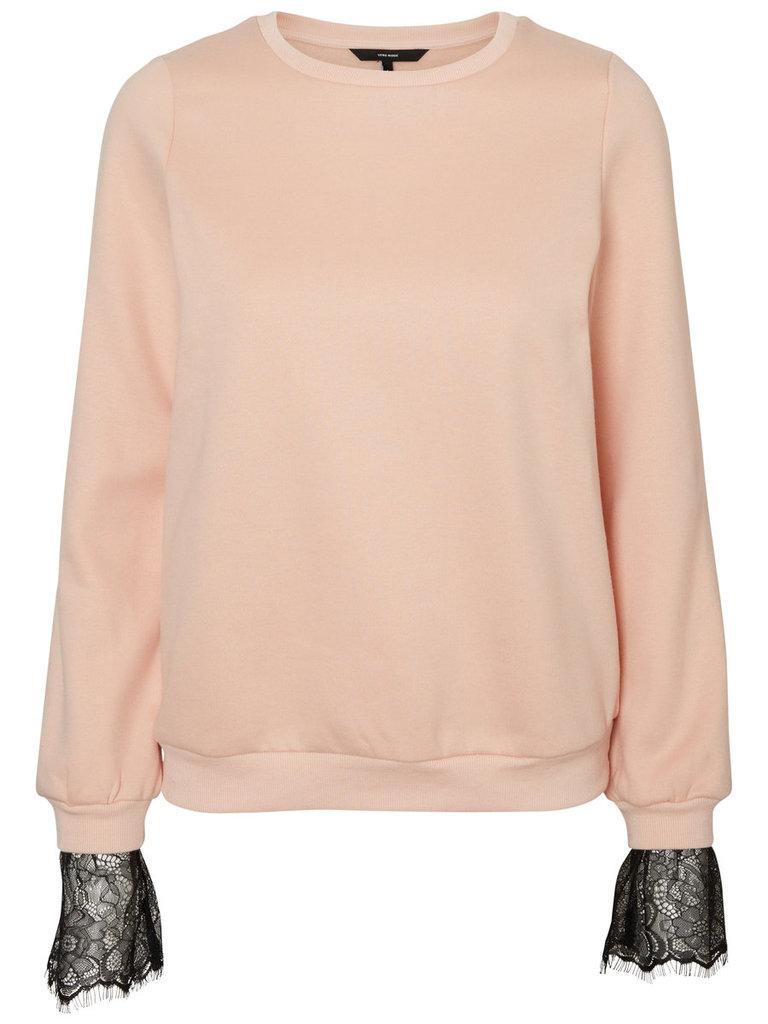 VERO MODA Damen Bluse VMBESSIE LS SWEAT D2-7