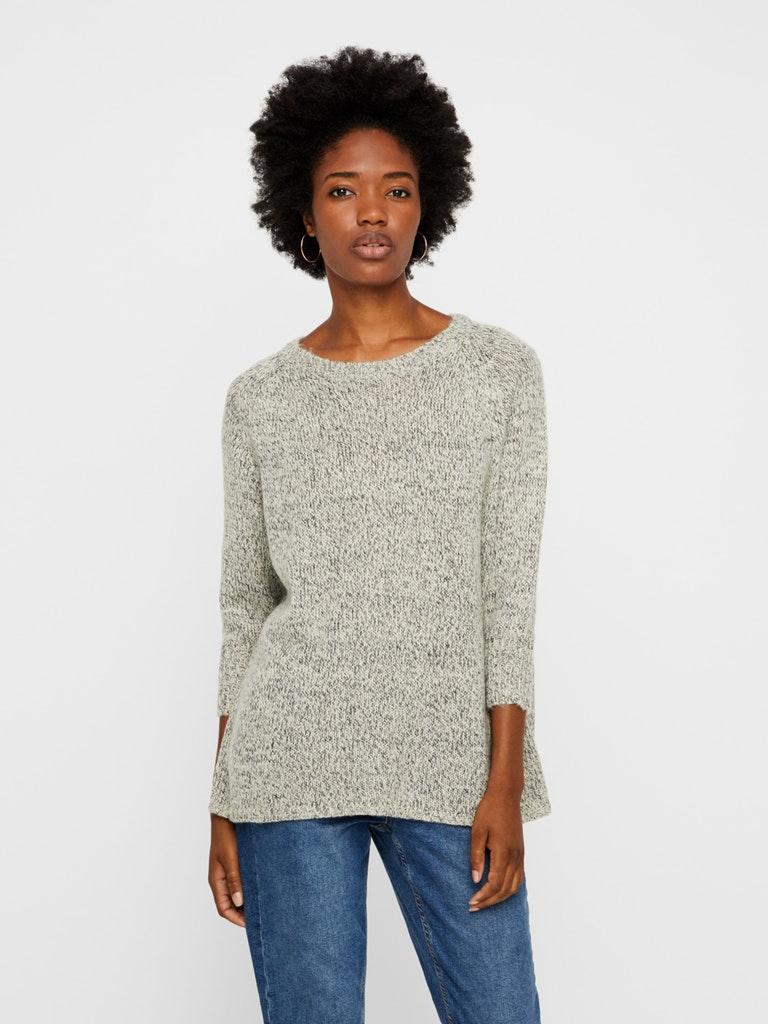 VERO MODA Damen Bluse VMLISA JIVE  3/4 OVERSIZE BLOUSE