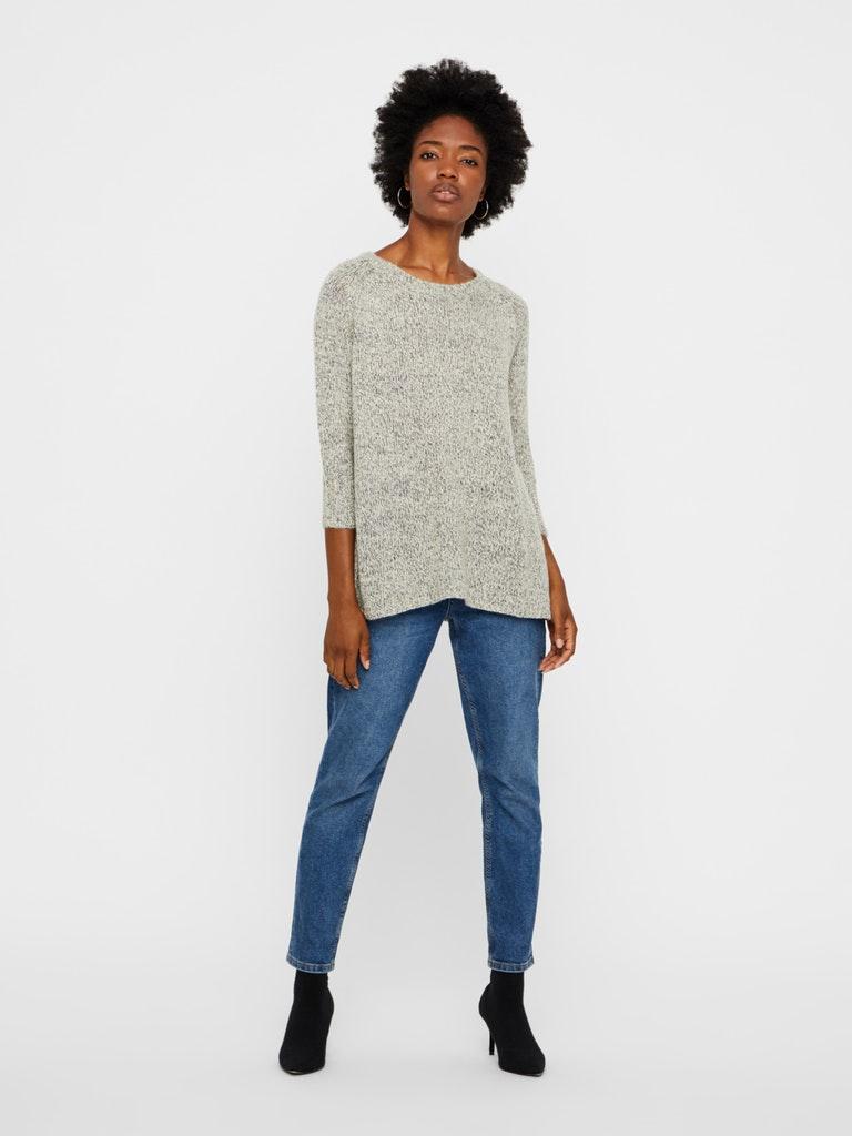 VERO MODA Damen Bluse VMLISA JIVE  3/4 OVERSIZE BLOUSE