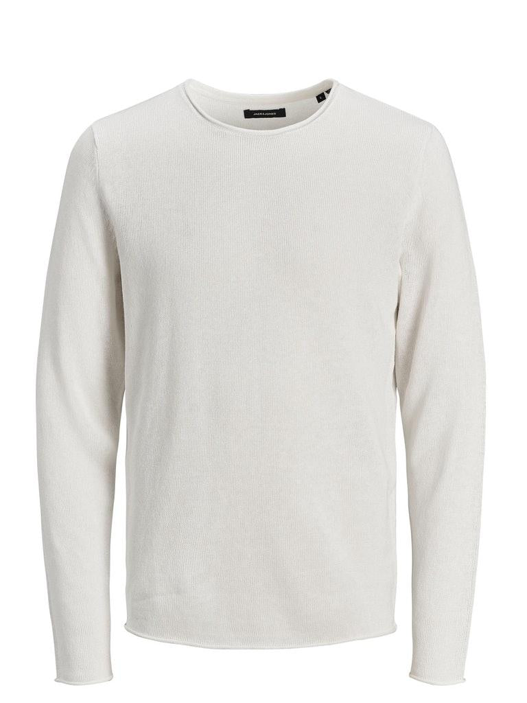 Jack & Jones Herren Pullover JWHLINEN KNIT CREW NECK