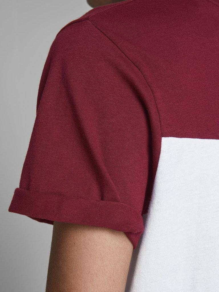 Jack & Jones Herren T-Shirt JJELOGO BLOCKING TEE SS NOOS