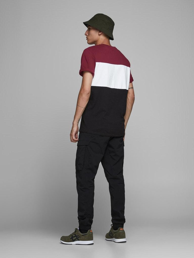 Jack & Jones Herren T-Shirt JJELOGO BLOCKING TEE SS NOOS
