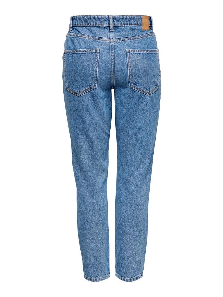 ONLY Damen Jeans ONLJAGGER HIGH MOM ANKLE DNM NOOS