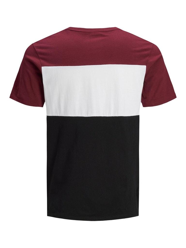 Jack & Jones Herren T-Shirt JJELOGO BLOCKING TEE SS NOOS