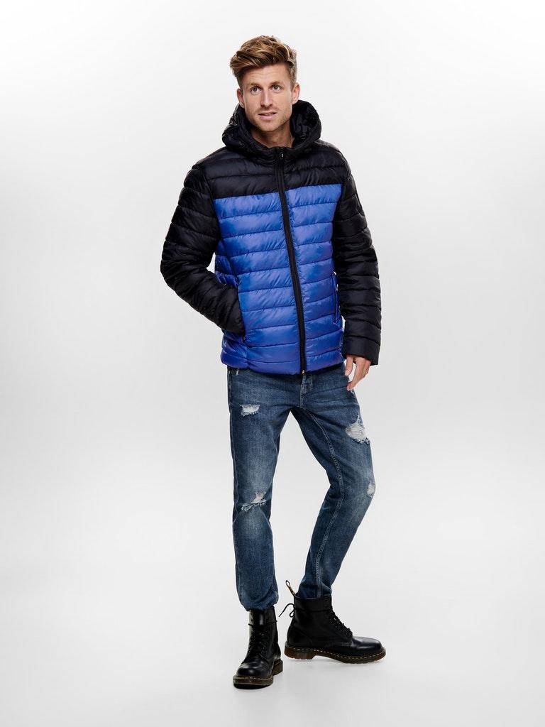 ONLY&SONS Herren Jacke ONSSTEVEN QUILTED HOOD JACKET OTW NOOS