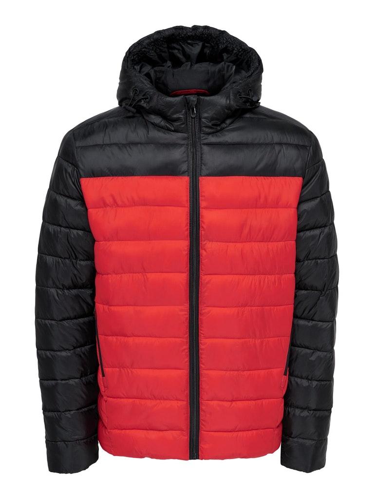 ONLY&SONS Herren Jacke ONSSTEVEN QUILTED HOOD JACKET OTW NOOS