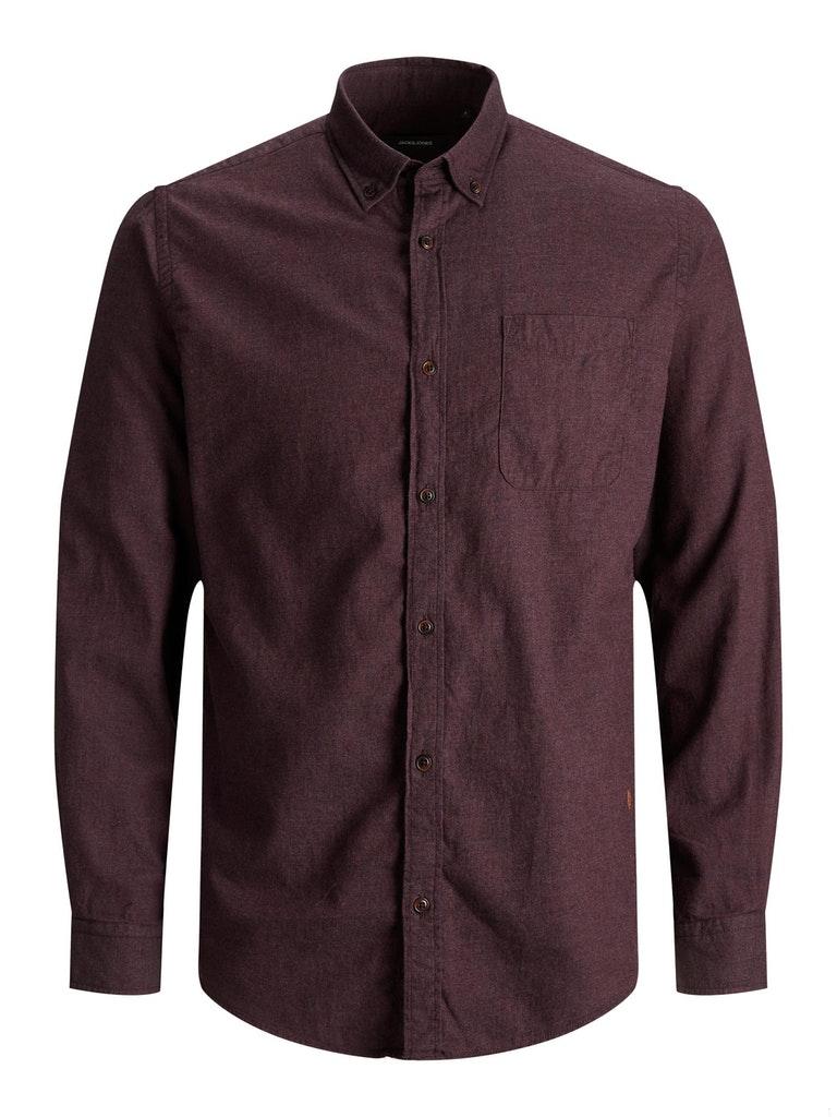 Jack & Jones Herren Hemd JWHCLASSIC MELANGE SHIRT L/S