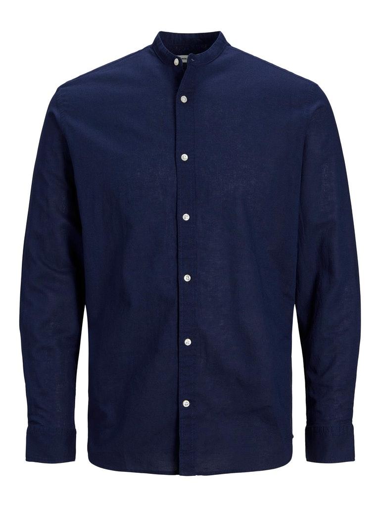 Jack & Jones Herren Hemd JWHSUMMER BAND SHIRT L/S STS