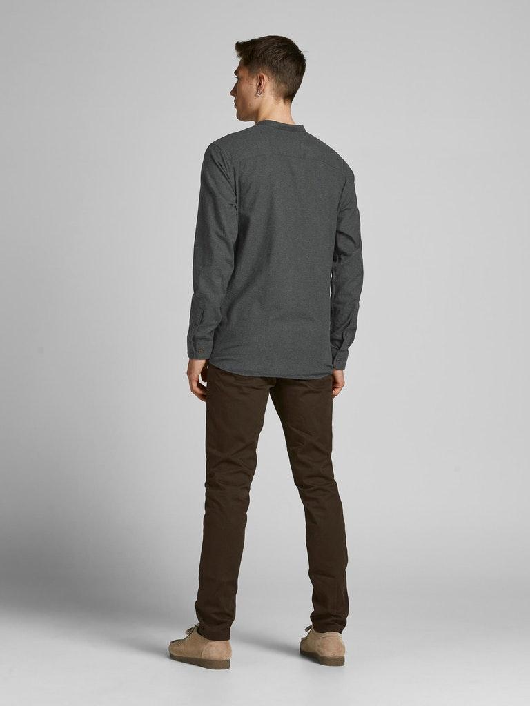 Jack & Jones Herren Hemd JJEBAND HEATHER  SHIRT L/S STS