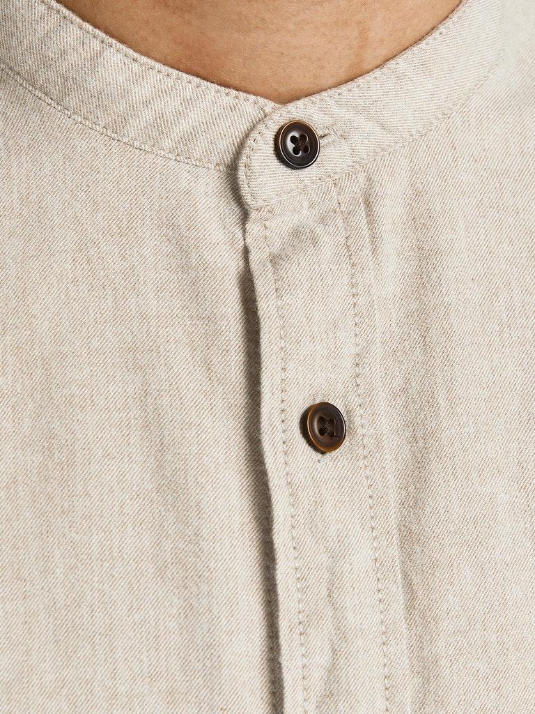Jack & Jones Herren Hemd JJEBAND HEATHER  SHIRT L/S STS