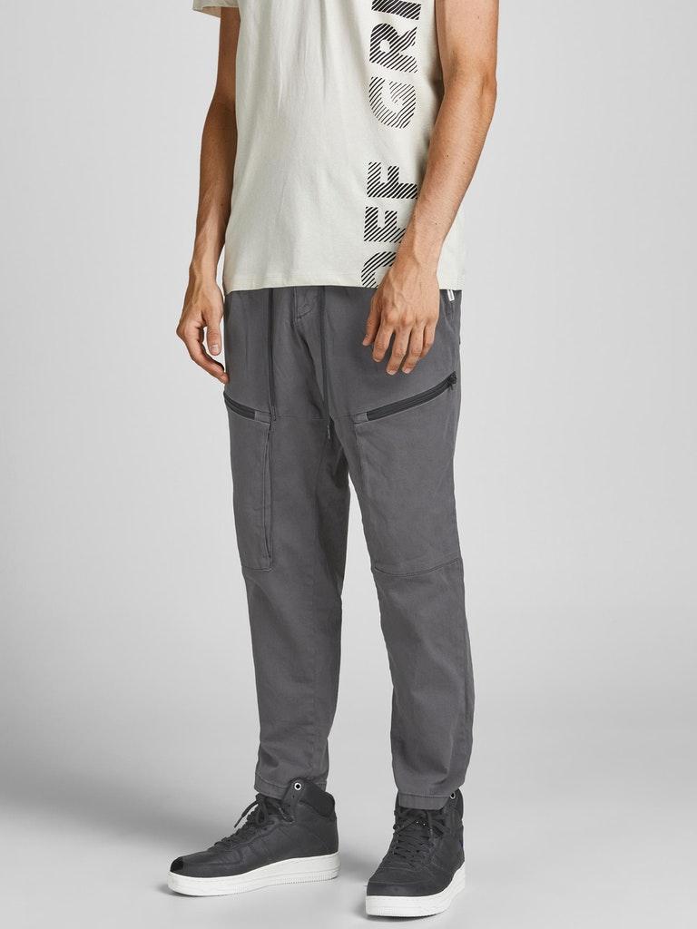 Jack & Jones Herren Hose JJIACE JJBOND TAPERED AKM ASPHALT