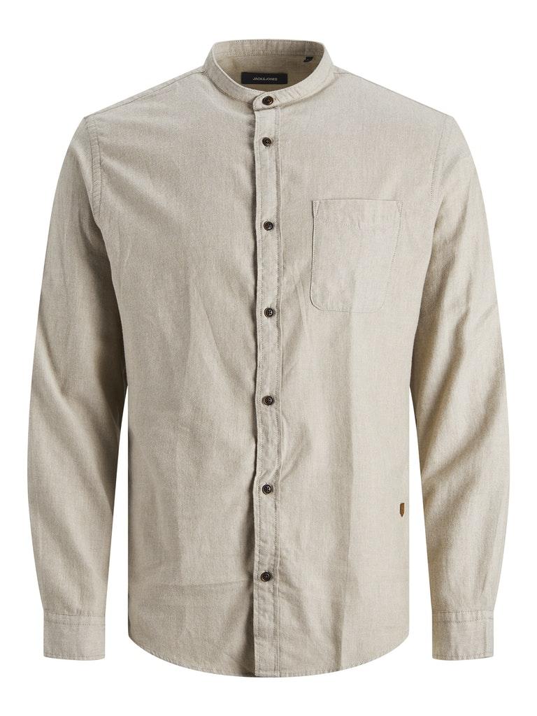 Jack & Jones Herren Hemd JJEBAND HEATHER  SHIRT L/S STS