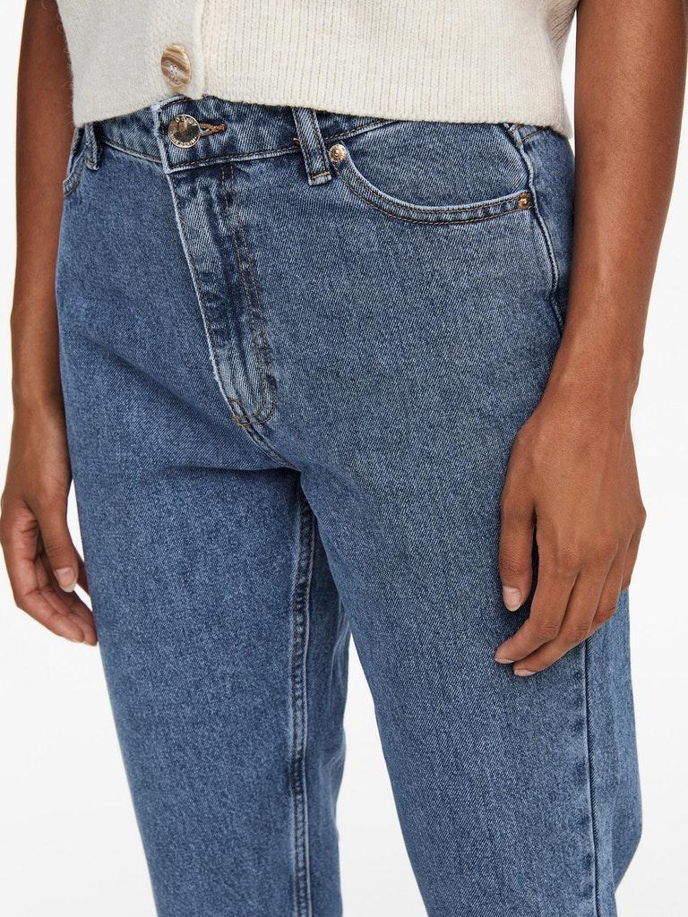 ONLY Damen Jeans ONLJAGGER HIGH MOM ANKLE DNM NOOS