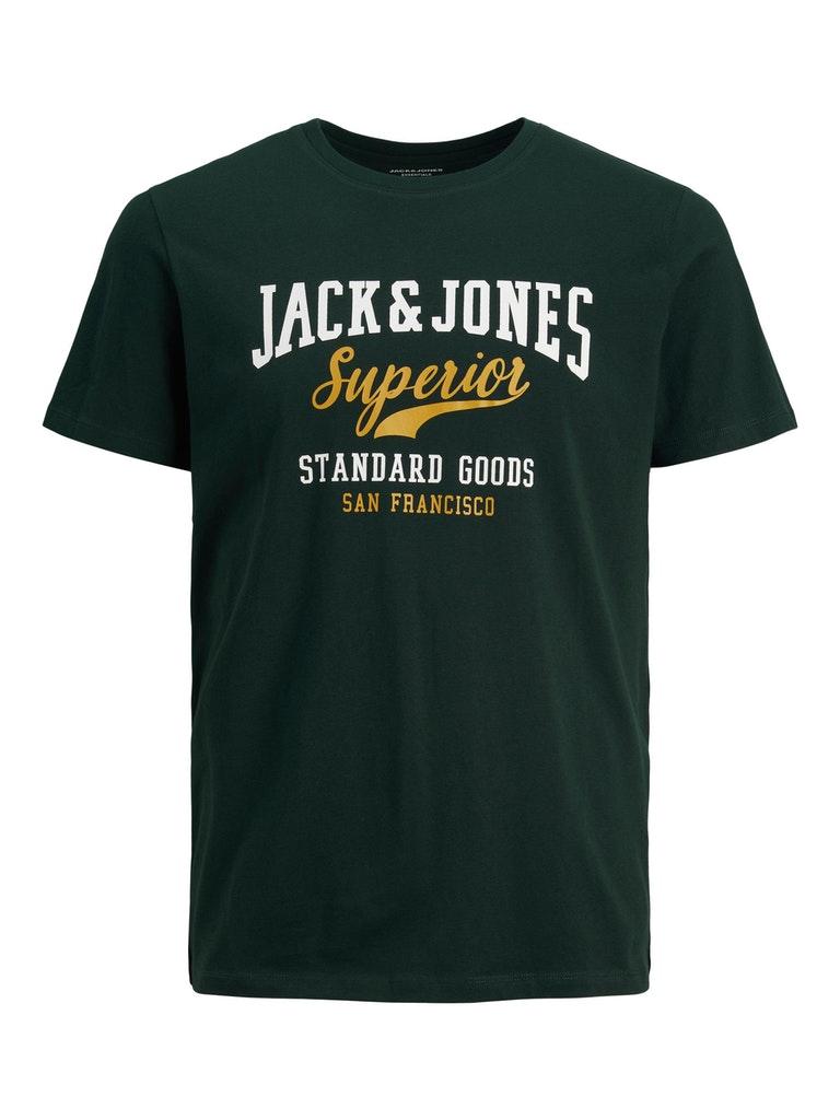 Jack & Jones Herren T-Shirt JJELOGO TEE SS O-N 2COL 22/23 NOOS PLS