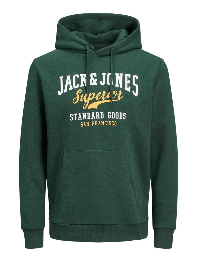 Jack & Jones Herren Hoodie JJELOGO SWEAT HOOD 2 COL 22/23 NOOS
