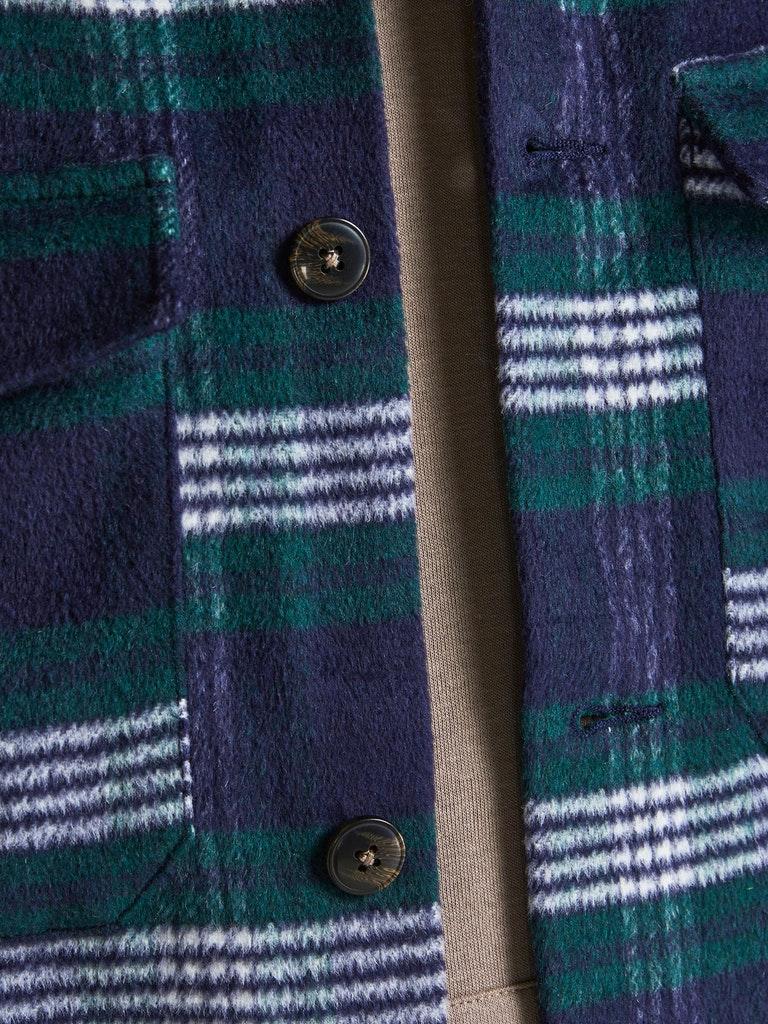 Jack & Jones Herren Hemd JOROLLIE CHECK OVERSHIRT LS SN