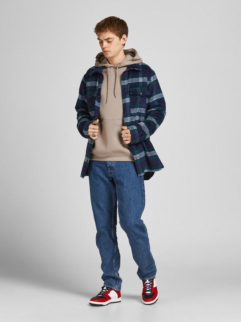 Jack & Jones Herren Hemd JOROLLIE CHECK OVERSHIRT LS SN