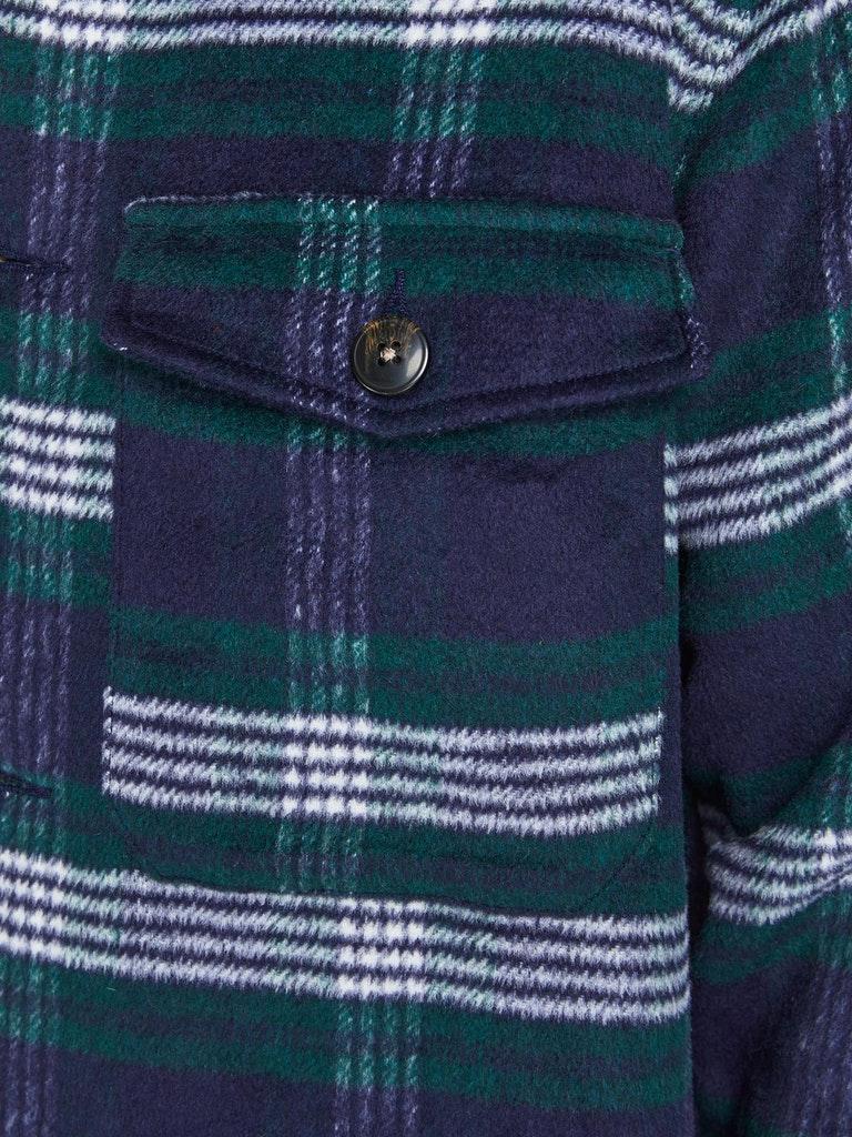 Jack & Jones Herren Hemd JOROLLIE CHECK OVERSHIRT LS SN