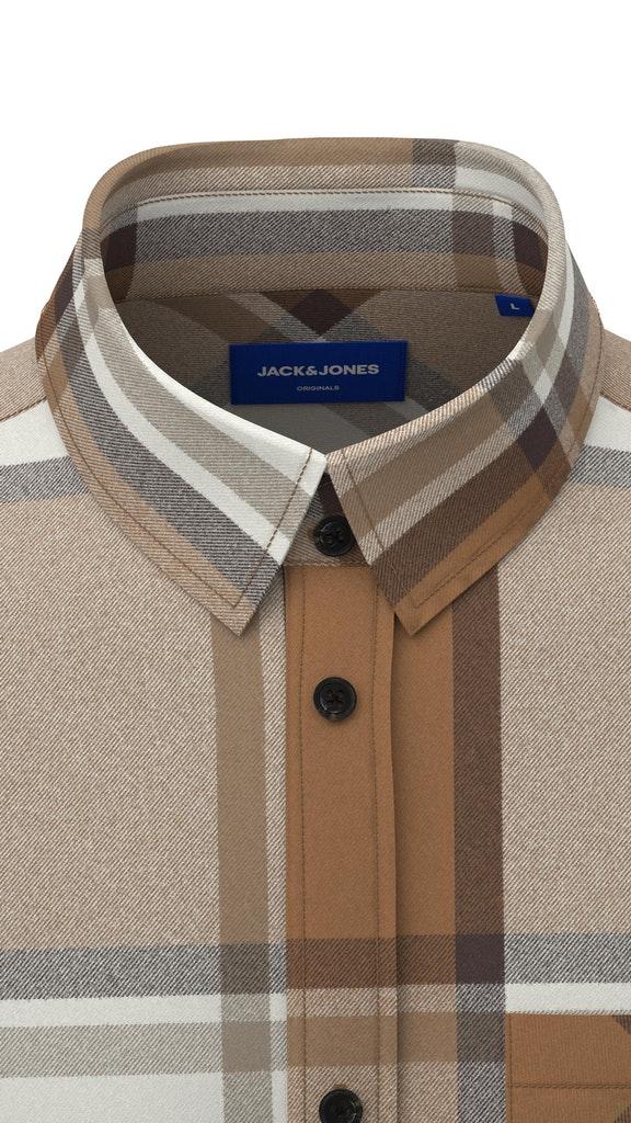 Jack & Jones Herren Hemd JOROWEN FAST CHECK SHIRT LS FST