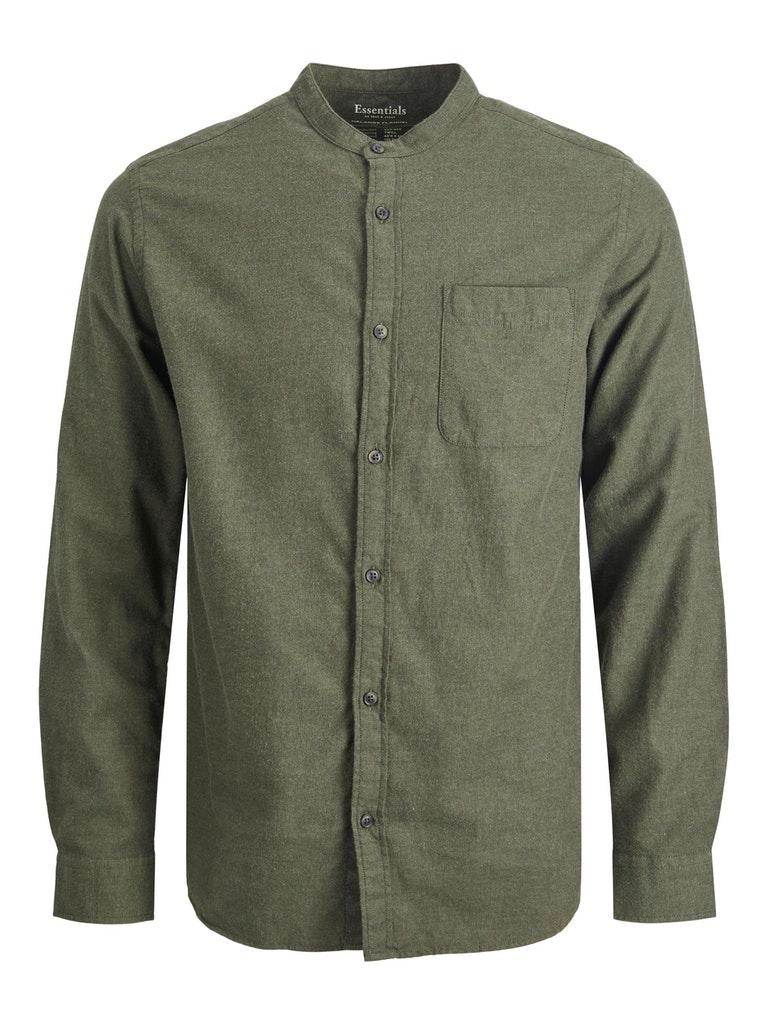 Jack & Jones Herren Hemd JJEBAND MELANGE SHIRT L/S AU22 SN