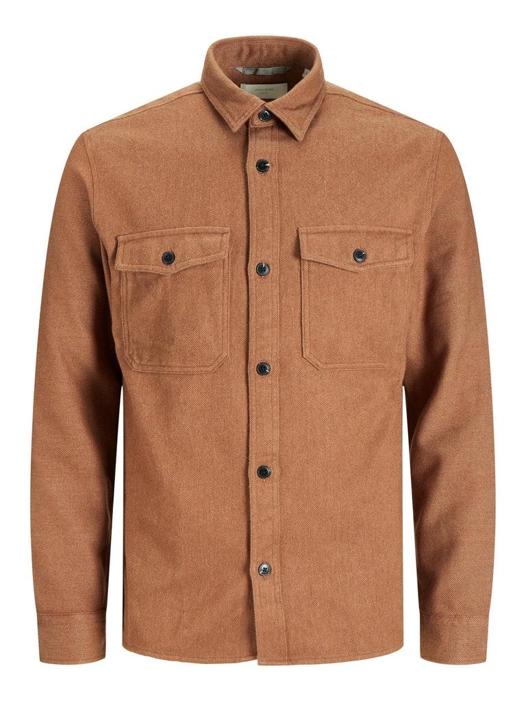Jack & Jones Herren hemd JPRMARK TWILL OVERSHIRT L/S SN