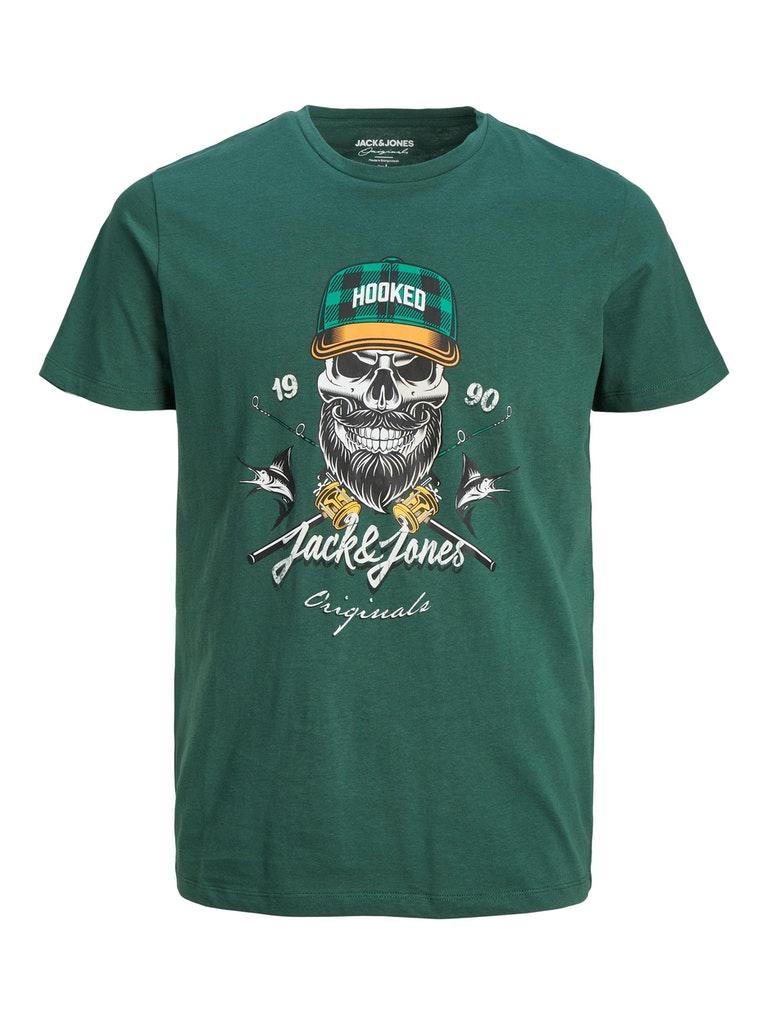 Jack & Jones Herren T-Shirt JORCAPTAIN TEE SS CREW NECK SN