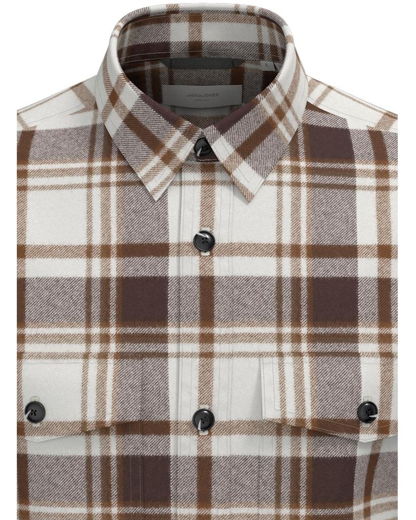Jack & Jones Herren hemd JPRMARK TWILL OVERSHIRT L/S SN
