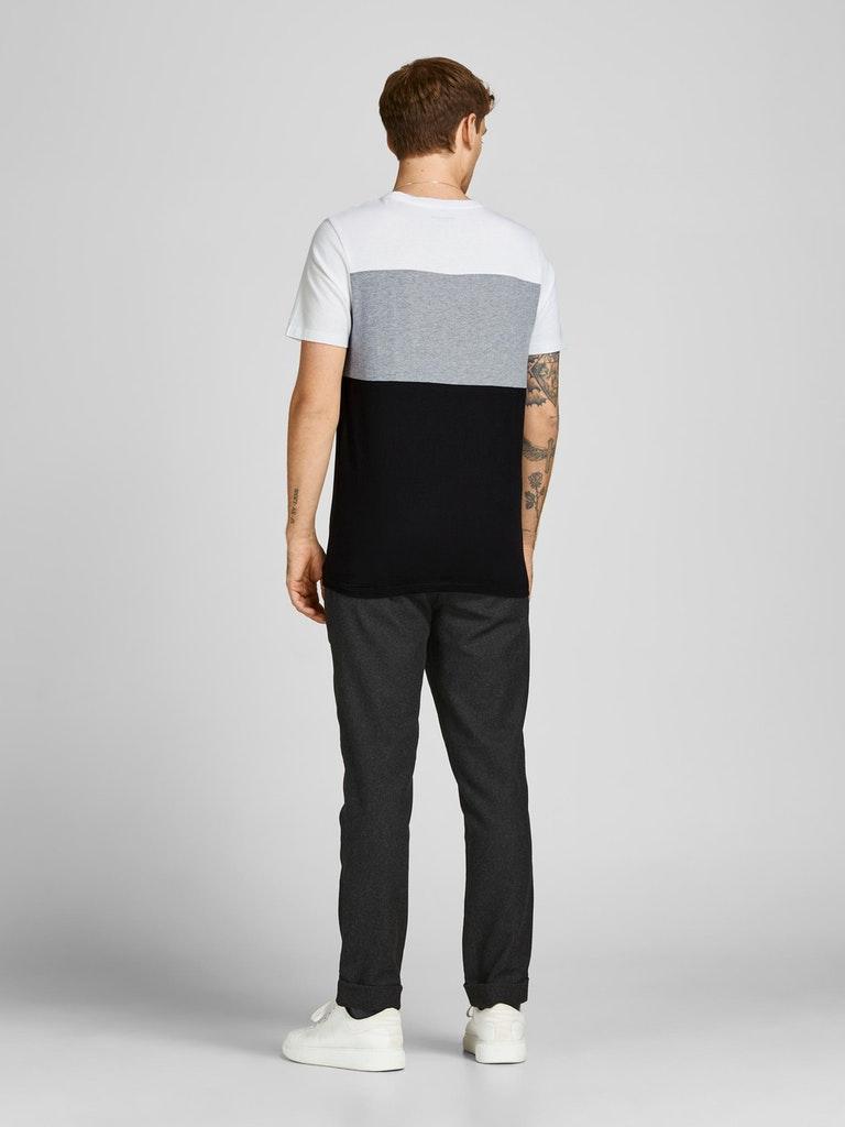 Jack & Jones Herren T-Shirt JJELOGO BLOCKING TEE SS NOOS